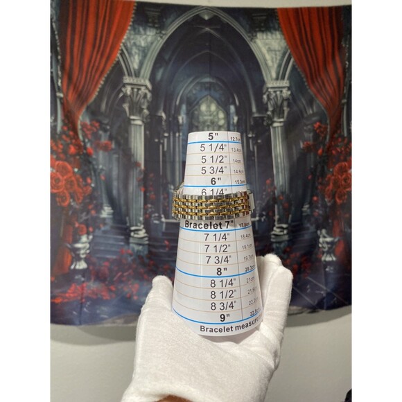 RARE VINTAGE SEIKO QUARTZ TWO-TONE 7839-8000 MEN'S WATCH NEW BATTERY - Picture 5 of 5